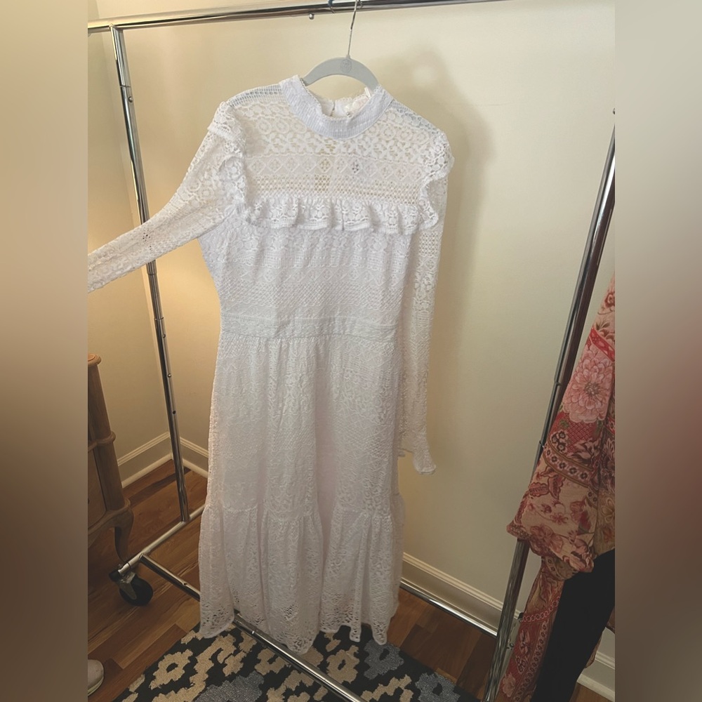 Rachel parcel white dress